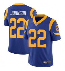 Nike Rams #22 Trumaine Johnson Royal Blue Alternate Mens Stitched NFL Vapor Untouchable Limited Jersey