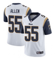 Nike Rams #55 Brian Allen White Mens Stitched NFL Vapor Untouchable Limited Jersey