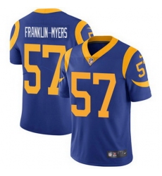 Nike Rams #57 John Franklin Myers Royal Blue Alternate Mens Stitched NFL Vapor Untouchable Limited Jersey