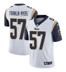 Nike Rams #57 John Franklin Myers White Mens Stitched NFL Vapor Untouchable Limited Jersey