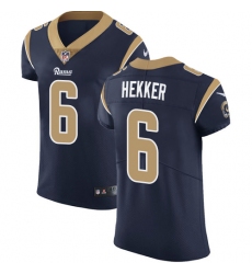 Nike Rams #6 Johnny Hekker Navy Blue Team Color Mens Stitched NFL Vapor Untouchable Elite Jersey