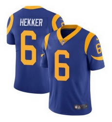 Nike Rams 6 Johnny Hekker Royal Alternate Vapor Untouchable Limited Jersey
