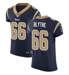 Nike Rams 66 Austin Blythe Navy Blue Team Color Men Stitched NFL Vapor Untouchable Elite Jersey