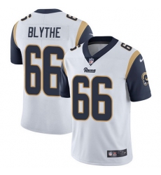 Nike Rams 66 Austin Blythe White Men Stitched NFL Vapor Untouchable Limited Jersey