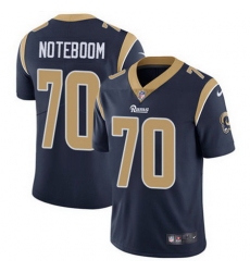 Nike Rams #70 Joseph Noteboom Navy Blue Team Color Mens Stitched NFL Vapor Untouchable Limited Jersey