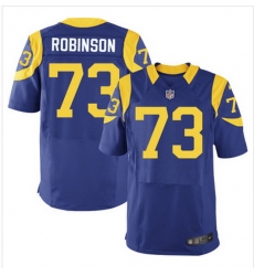Nike Rams #73 Greg Robinson Royal Blue Alternate Mens Stitched NFL Elite Jersey