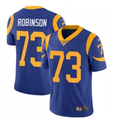 Nike Rams #73 Greg Robinson Royal Blue Alternate Mens Stitched NFL Vapor Untouchable Limited Jersey