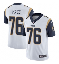 Nike Rams #76 Orlando Pace White Mens Stitched NFL Vapor Untouchable Limited Jersey
