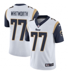 Nike Rams #77 Andrew Whitworth White Mens Stitched NFL Vapor Untouchable Limited Jersey