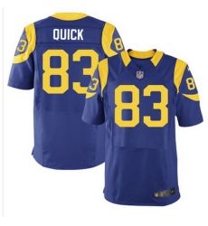 Nike Rams #83 Brian Quick Royal Blue Alternate Mens Stitched NFL Elite Jersey