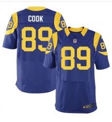 Nike Rams #89 Jared Cook Royal Blue Alternate Mens Stitched NFL Elite Jersey