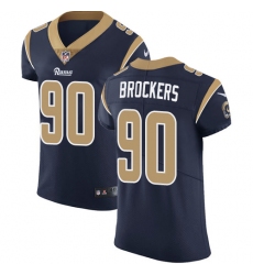 Nike Rams #90 Michael Brockers Navy Blue Team Color Mens Stitched NFL Vapor Untouchable Elite Jersey