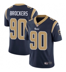 Nike Rams #90 Michael Brockers Navy Blue Team Color Mens Stitched NFL Vapor Untouchable Limited Jersey
