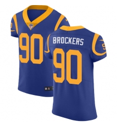 Nike Rams #90 Michael Brockers Royal Blue Alternate Mens Stitched NFL Vapor Untouchable Elite Jersey