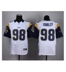 Nike St. Louis Rams 98 Nick Fairley white Elite NFL Jersey