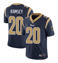Rams 20 Jalen Ramsey Navy Blue Team Color Mens Stitched Football Vapor Untouchable Limited Jersey