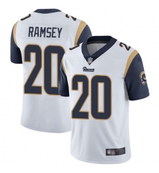 Rams 20 Jalen Ramsey White Mens Stitched Football Vapor Untouchable Limited Jersey