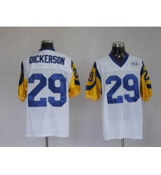 St.Louis Rams 29 Eric Dickerson white Throwback Jersey