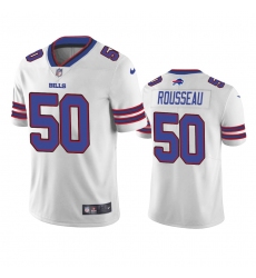 Ｍen Nike Buffalo Bills Gregory Rousseau 50 Ｗhite Vapor Limited Jersey