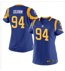 Nike Rams #94 Robert Quinn Royal Blue Alternate Womens Stitched NFL Elite Jersey