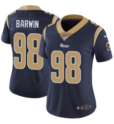 Nike Rams #98 Connor Barwin Navy Blue Team Color Womens Stitched NFL Vapor Untouchable Limited Jersey