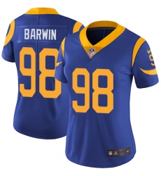 Nike Rams #98 Connor Barwin Royal Blue Alternate Womens Stitched NFL Vapor Untouchable Limited Jersey