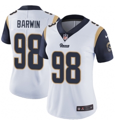 Nike Rams #98 Connor Barwin White Womens Stitched NFL Vapor Untouchable Limited Jersey