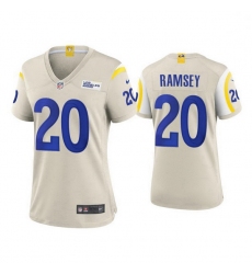 Women Los Angeles Rams Jalen Ramsey 2020 Vapor Limited Jersey White
