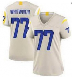 Women Nike Los Angeles Rams 77 Andrew Whitworth Bond Vapor Untouchable Limited Jersey