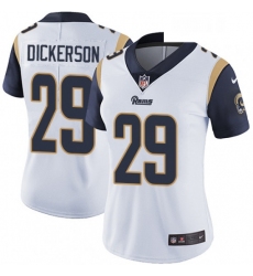 Womens Nike Los Angeles Rams 29 Eric Dickerson Elite White NFL Jersey