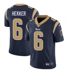 Nike Rams #6 Johnny Hekker Navy Blue Team Color Youth Stitched NFL Vapor Untouchable Limited Jersey