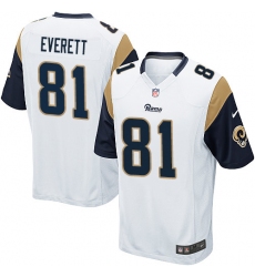 Nike Rams #81 Gerald Everett White Youth Stitched NFL Elite Jersey
