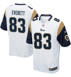 Nike Rams #83 Gerald Everett White Youth Stitched NFL Elite Jersey