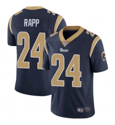 Rams 24 Taylor Rapp Navy Blue Team Color Youth Stitched Football Vapor Untouchable Limited Jersey