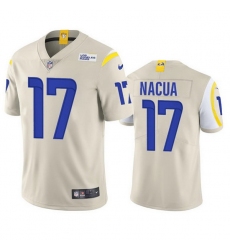 Youth Los Angeles Rams 17 Puka Nacua Bone Vapor Untouchable Limited Stitched Jersey
