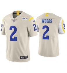 Youth Los Angeles Rams 2 Robert Woods Bone Vapor Untouchable Limited Stitched Jersey 