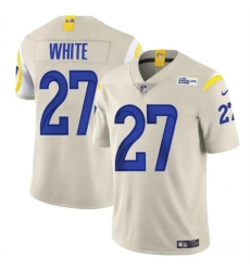Youth Los Angeles Rams 27 Tre'Davious White Bone Vapor Untouchable Stitched Football Jersey