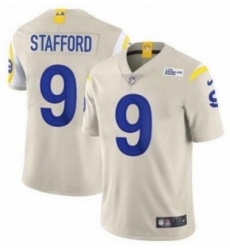 Youth Los Angeles Rams #9 Matthew Stafford Bone Stitched Football Limited Jersey