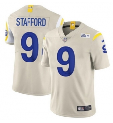 Youth Los Angeles Rams 9 Matthew Stafford Bone Vapor Untouchable Limited Stitched Jersey 