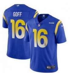 Youth Nike Los Angeles Rams 16 Jared Goff Royal 2020 New Vapor Untouchable Limited Jersey