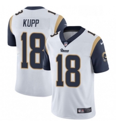 Youth Nike Los Angeles Rams 18 Cooper Kupp White Vapor Untouchable Limited Player NFL Jersey