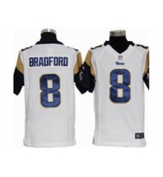 Youth Nike Youth St. Louis Rams #8 Sam Bradford white jerseys