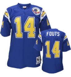 14 Dan Fouts Blue Mitchell&Ness Authentic 1984 San Diego Chargers Jersey