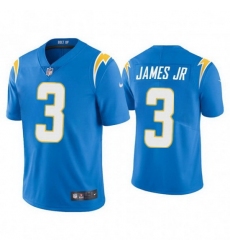 Men Los Angeles Chargers 3 Derwin James Jr  Blue Vapor Untouchable Limited Stitched jersey