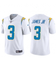 Men Los Angeles Chargers 3 Derwin James Jr  White Vapor Untouchable Limited Stitched jersey