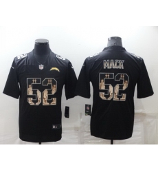Men Los Angeles Chargers 52 Khalil Mack Black Statue Of Liberty Limited Stitched jersey