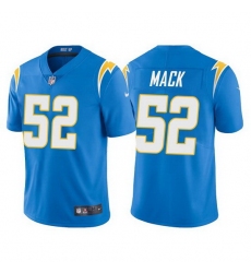Men Los Angeles Chargers 52 Khalil Mack Blue Vapor Untouchable Limited Stitched jersey