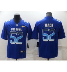 Men Los Angeles Chargers 52 Khalil Mack Royal Pro Bowl Stitched jersey