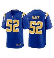 Men Los Angeles Chargers 52 Khalil Mack Royal Vapor Untouchable Limited Stitched jersey