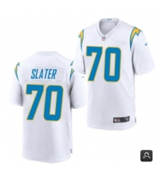 Men Los Angeles Chargers #70 Rashawn Slater White 2021 Vapor Untouchable Limited Stitched NFL Jersey